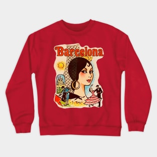 Barcelona Souvenir 1960s Crewneck Sweatshirt